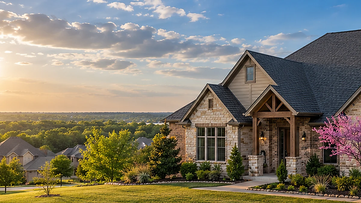 Representative home with residential shingle roof